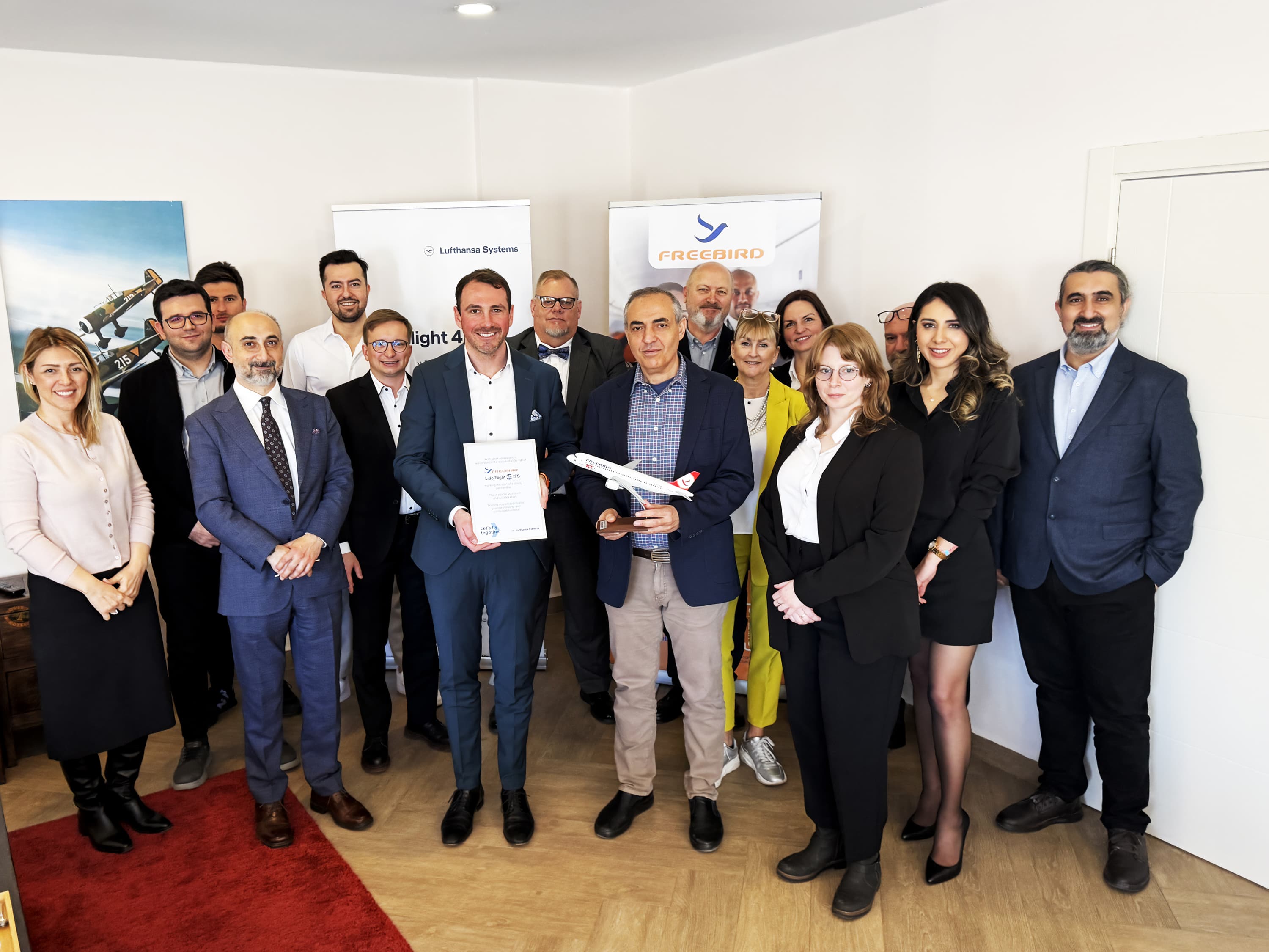 Freebird Airlines wird die erste Fluggesellschaft, die Lido Flight 4D IFS direkt implementiert